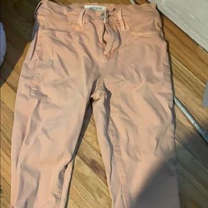 Light pink jeggings from Pacsun